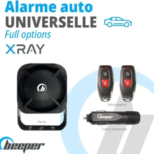 Avis BEEPER XR5 : l’alarme auto universelle simple à monter et bien équipée