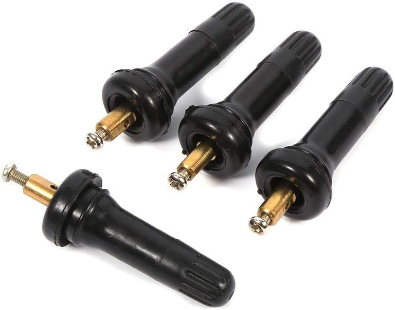 Capteur de Pression, 4Pcs Capteur de Pression Valve Capteur Pression Pneu Valve pour Capteur de Pression Valve TPMS Tige de Valve en Caoutchouc Anti-Explosion pour Voiture