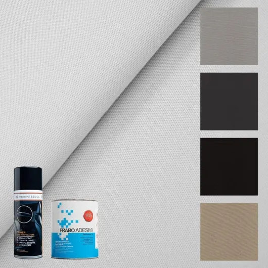 TRAMATESSILE - Kit Reparation Ciel de Toit Voiture avec Colle pour tissu - Modèle nid d'abeille - Personnalisez votre Tissu Ciel de Toit Voiture - Choisissez la couleur, la taille et le type de colle