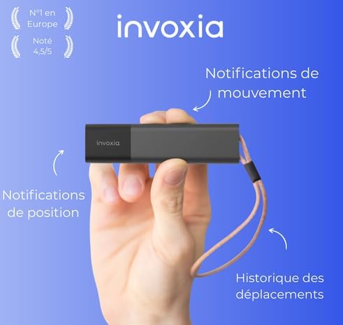 Tracker GPS Classic - Abonnement 1 an Inclus - pour Voitures, Motos, Vélos, Enfants - Alertes de Mouvement et d’Inclinaison - Jusqu’à 6 Mois d’autonomie