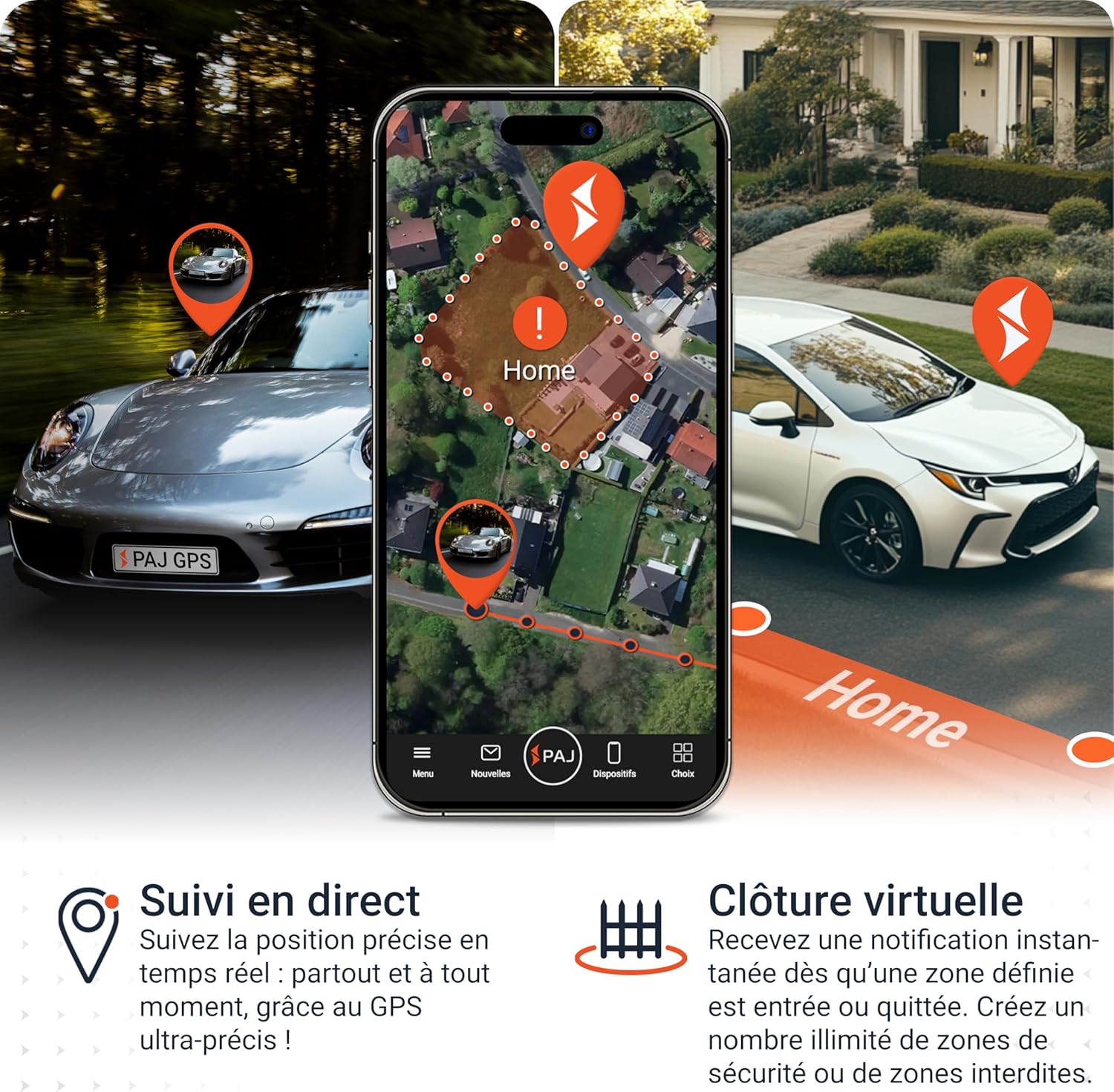 Power Finder 4G – Traceur GPS Magnétique Longue Autonomie, Localisation Temps Réel pour Voitures, Camions, Bateaux, Remorques, 90J sans Recharge, Alertes Via App 4G - MAGNETIQUE - Batterie 90 jours
