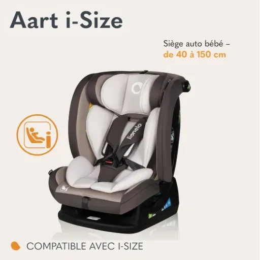 Test Lionelo AART I-SIZE : un siège auto ceinturé qui fait le job de 40 à 150 cm