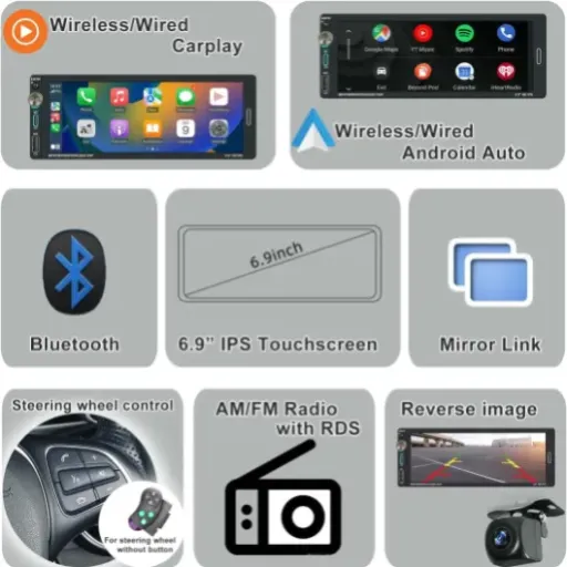 Test autoradio 1 DIN Alondy : CarPlay sans fil pas cher, mais avec quelques compromis