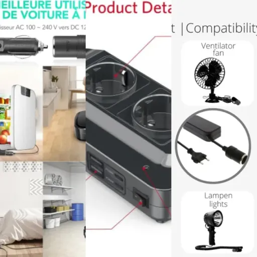 Les 3 meilleurs convertisseurs 12V 220V voiture (février 2026)