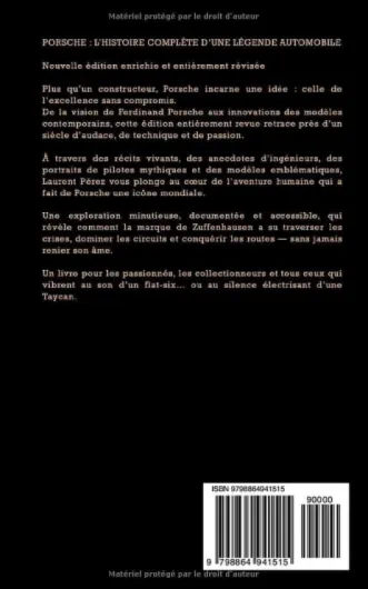 Porsche : L'histoire complète d'une légende automobile