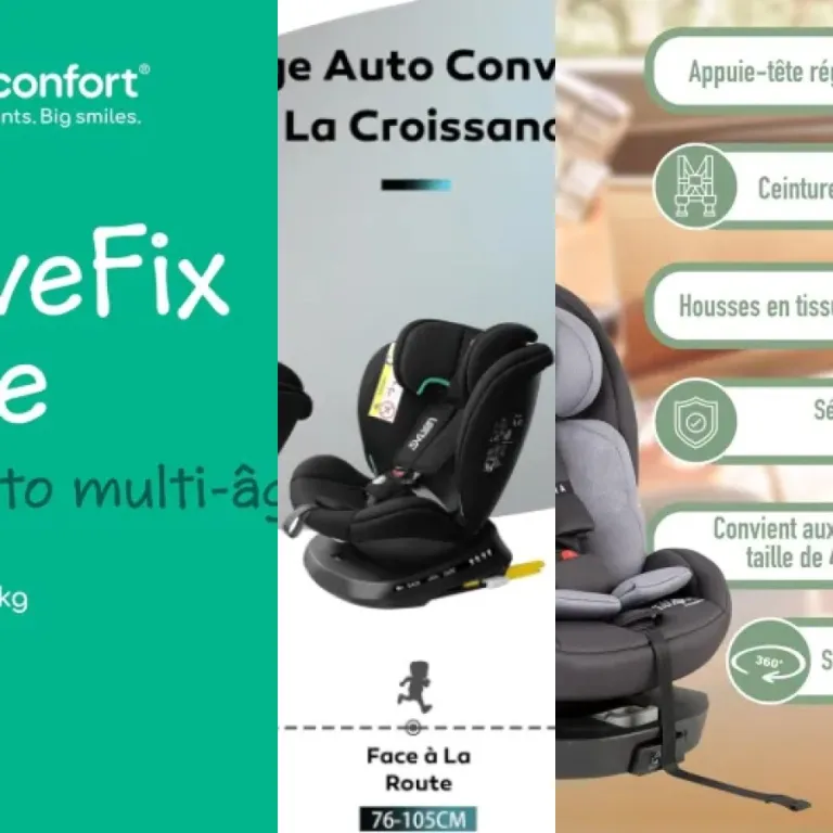 Quel sièges auto pivotants 360 degrés choisir ? Top 18 (août 2026)