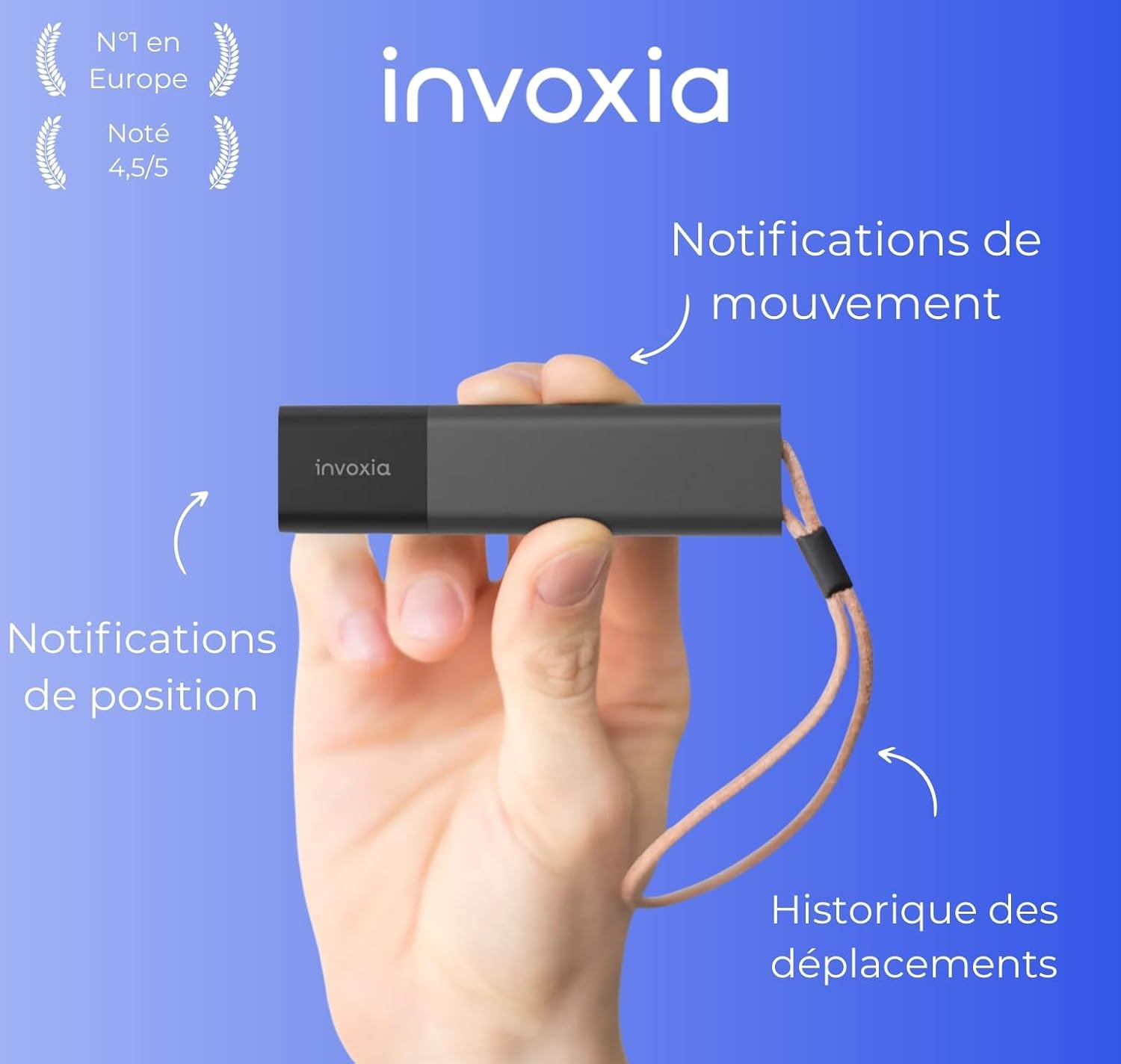 Tracker GPS Classic - Abonnement 3 Ans Inclus - pour Voitures, Motos, Vélos, Enfants - Alertes de Mouvement et d’Inclinaison - Jusqu’à 6 Mois d’autonomie
