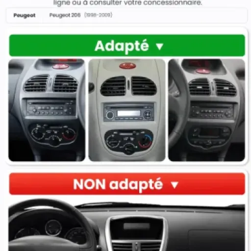 Test Autoradio Double DIN Peugeot 206 FLUXEONS : Android 15, CarPlay & Android Auto sans fil, ça vaut le coup ?