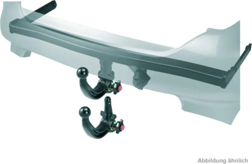 Attelage Démontable pour Mercedes Vito (W447) (à partir de 09/2014), Mercedes Classe V (W447) (à partir de 04/2014) – avec faisceau électrique spécifique à 13 broches