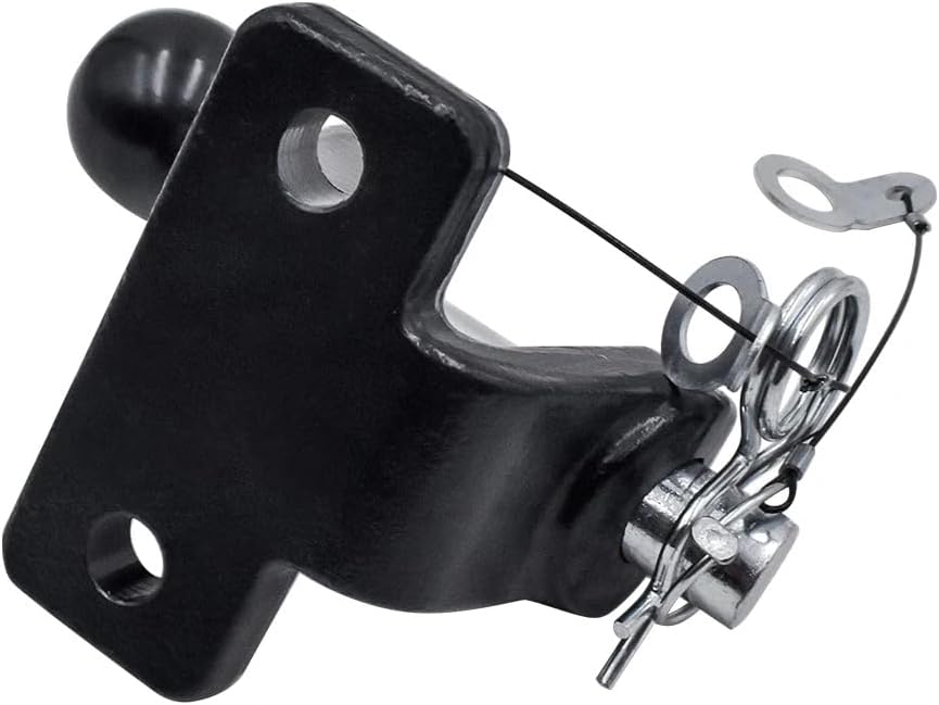HEYOUTH Attelage Remorque avec Boule Attelage Ø50mm, Crochet Attelage Force de Traction 3,5t, pour Tracteur Voiture Camion Auto