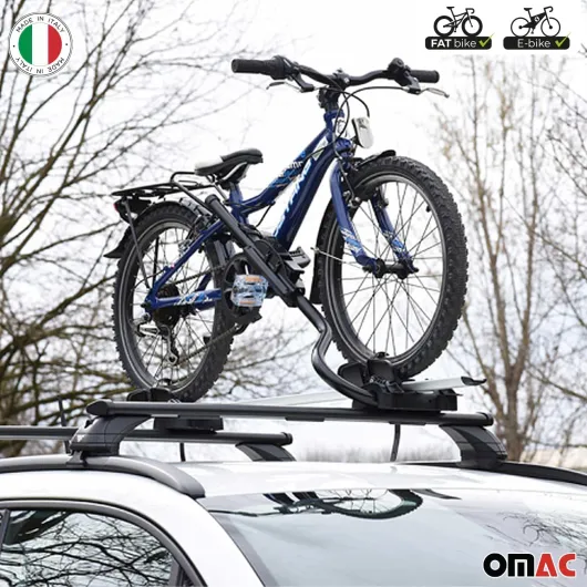 Farad P-Style Porte-vélos de toit en acier TÜV jusqu'à 25 kg 2 pièces, Attache Velo Voiture