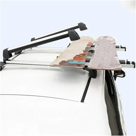 Railing Porte-Bagages Universel pour Voiture, Porte-Ski, Toit, Snowboard, Porte-Bagages en Alliage D'aluminium Barres Toit