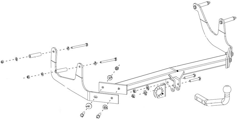 Attelage Compatible avec Dacia Lodgy y Compris Stepway (06/12-) Col de Cygne - Bosal Oris