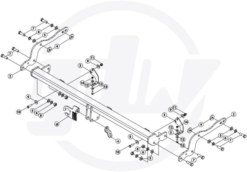 Attelage Compatible avec Renault Clio V y Compris AD-Blue & Hybrid (04/19-) Col de Cygne + Faisceau Universel 7 Broches + boitier électronique - GDW