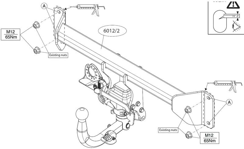 Attelage Escamotable Brink - Compatible BMW X3 (03/14-10/17) - Facile à Monter - Pratique