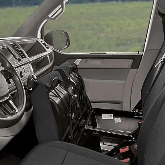 Housses de Siège sur Mesure pour Volkswagen T6 Accessoire Voiture Intérieur, Ensembles de Housses de Siège, Année de Construction à partir de 2015 (1+2) Parfaitement Ajustées – 3 Places