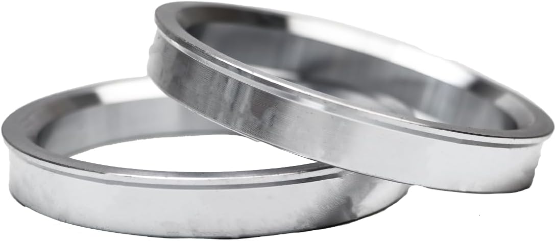 4 Pièces Bagues Centrage Aluminium 57,1 Mm Di À 66,6 Mm Moyeu Voiture Bague Centrage Bagues Centrage Bagues Centrage pour Jantes Aluminium Bagues Centrage pour Moyeux Roue Voiture