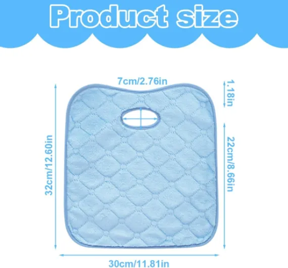 2 Pièces Protège-Siège Auto Enfant, Housse de Bébé Universelle, Protection Auto Imperméable, Tapis Protecteur pour Apprentissage de la Propreté, Adapté aux Sièges Auto pour Tout-Petits