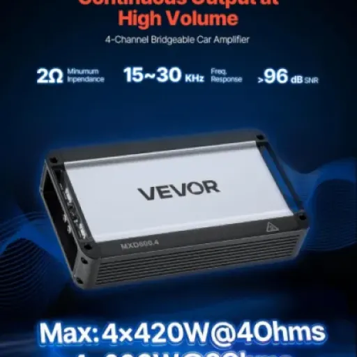 Test VEVOR Amplificateur Audio Voiture 4 canaux : un ampli qui fait le job sans ruiner le budget