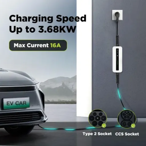 Test Morec Chargeur VE 3,68 kW 10 m : le câble long qui fait le job sur prise domestique