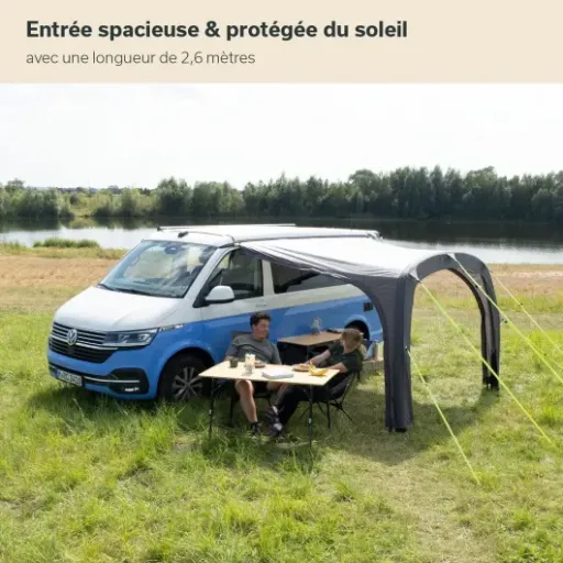 Test Skandika Vika Air Van 260 : l’auvent gonflable qui fait le job sans se prendre la tête