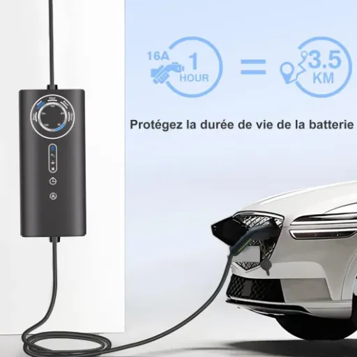 Test AWESAFE Chargeur Voiture Électrique 3,68 kW : le câble de secours qui finit par servir tout le temps