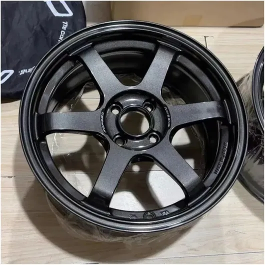 Jantes en alliage d'aluminium à 6 rayons for jantes de voiture, 17, 18, 19 et 20 pouces, TE37, personnalisables(5x120,CUSTOMIZED 21IN.) CUSTOMIZED 21IN - 5x120