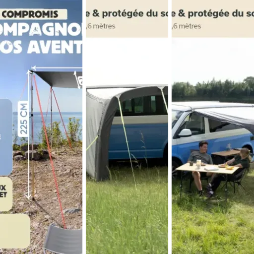 Top 4 : meilleurs auvents pour van aménagé (mai 2026)