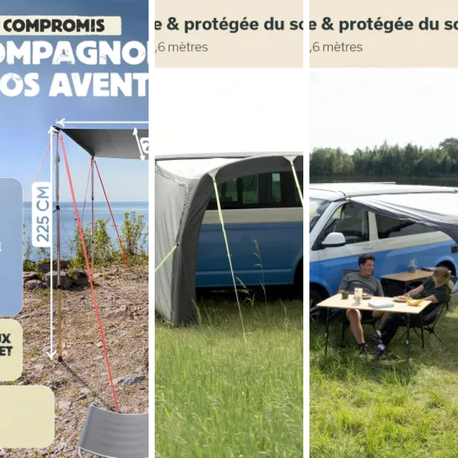 Top 4 : meilleurs auvents pour van aménagé (2026)