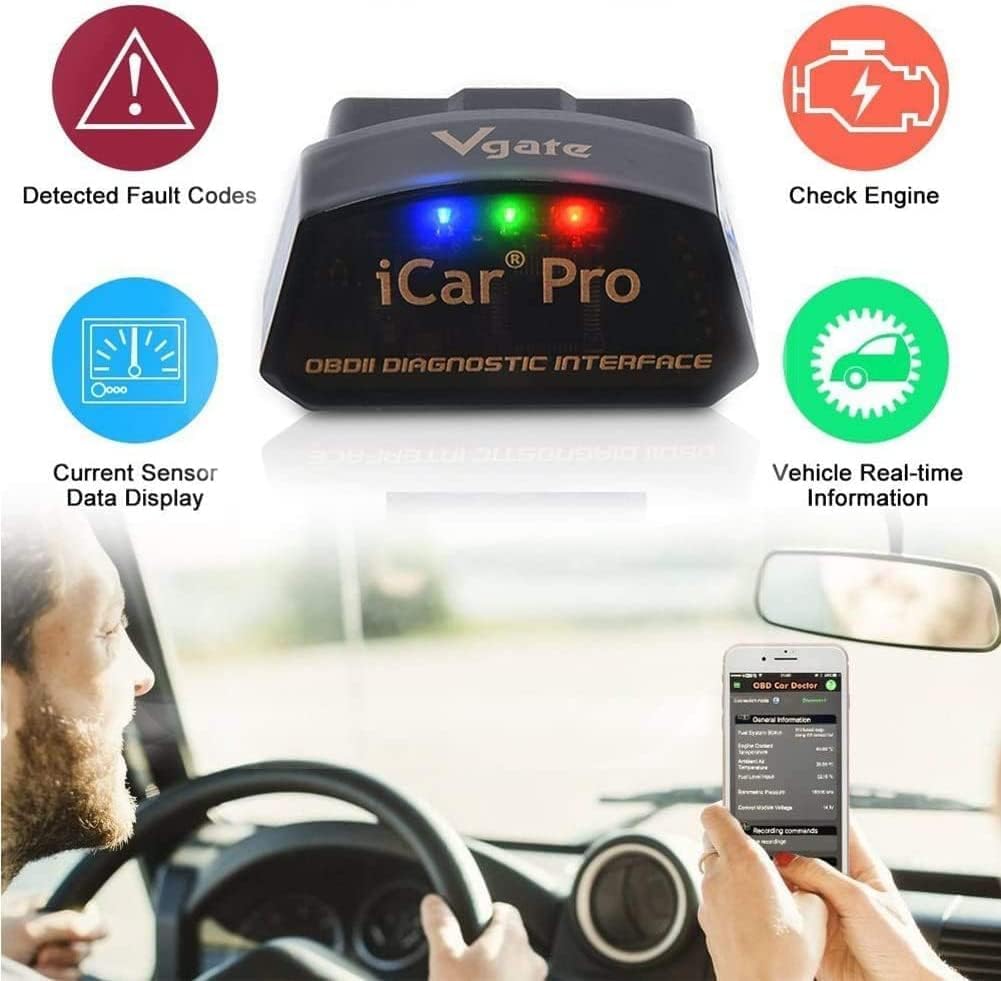 Ble 4.0 for iOS iPhone iPad/Android Outil de Diagnostic Automobile Bluetooth 4.0 für iOS iPhone iPad/Android