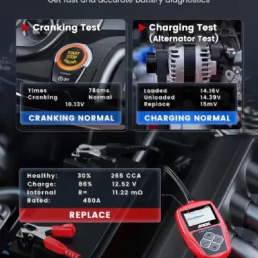 Test ANCEL BA101 : le petit testeur de batterie 12V qui fait le job sans chichi