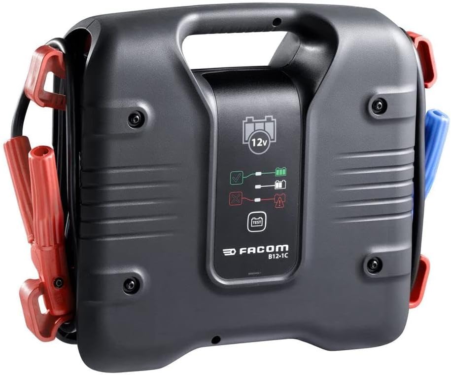 Booster de Démarrage Pro 12 V - Electricité Auto - Batterie AGM Interne Etanche - Chargeur Intégré - B12.1CPB