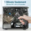 Test LUCKEA Souffleur Air Comprimé C4915-6 : fini les bombes d’air jetables pour le PC