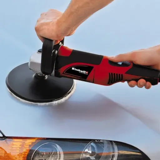 Test Einhell CC-PO 1100/1 E : la polisseuse qui fait le job sans ruiner le budget