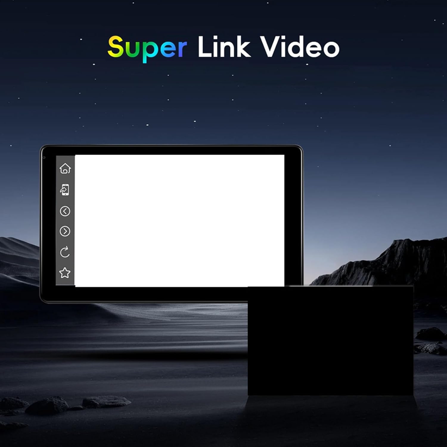 2X Moniteur D'Appuie-Tête de Voiture Multifonction de 9 Pouces pour Siège, Lecteur Vidéo à Écran Tactile IPS avec Carplay Android Auto