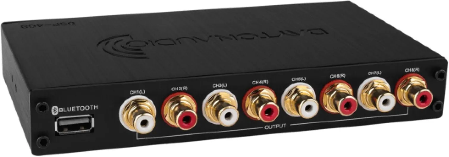 Dayton Audio DSP-408 4x8 DSP Numérique Signal Processeur pour la Maison et la Voiture Audio