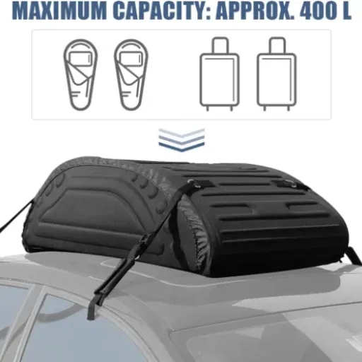 Test SOARS Coffre de Toit Pliable 400 L : le sac de toit pratique quand on n’a pas de coffre rigide