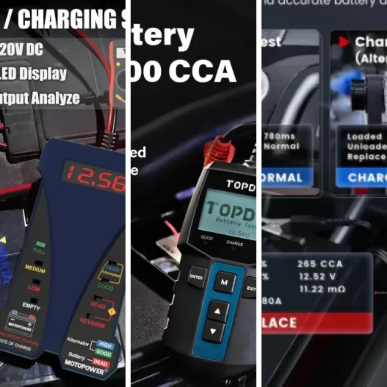 Top 5 : meilleurs testeurs de batterie automobile (2026)