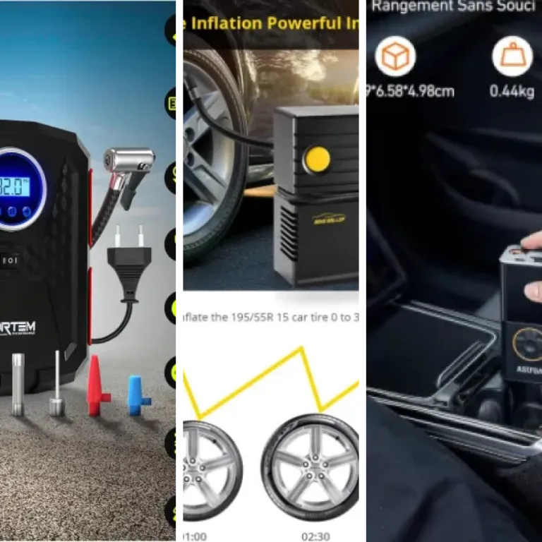 Comparatif des 7 meilleurs compresseurs d'air portatifs voiture (2026)