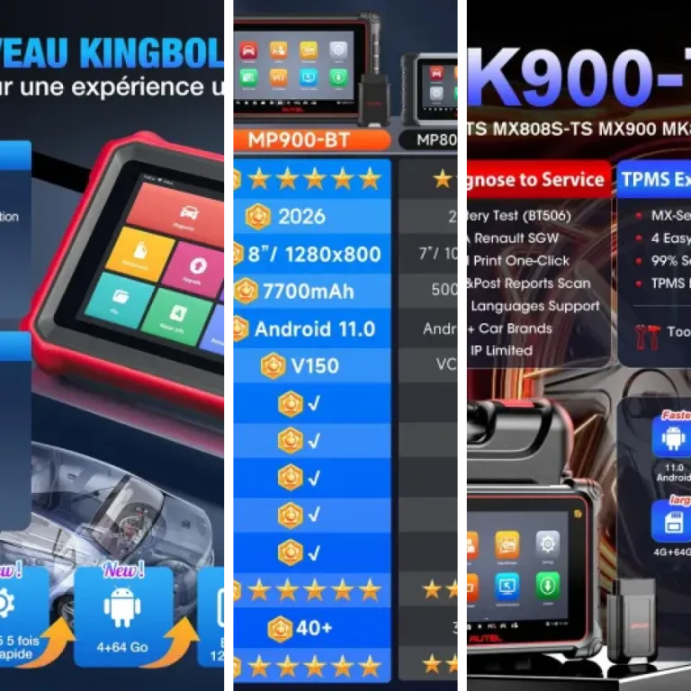 Classement des 11 meilleurs valises diagnostic multimarque pro (2026)