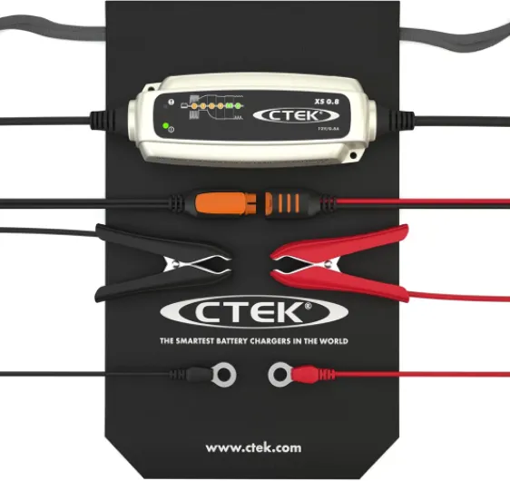 XS 0.8, Chargeur De Batterie Intelligent 12V 0.8A, Chargeur De Batterie Moto, Quad, Motoneige, Jetski, Tondeuse Ã€ Gazon, Mainteneur De Charge De Batterie, Désulfateur De Batterie