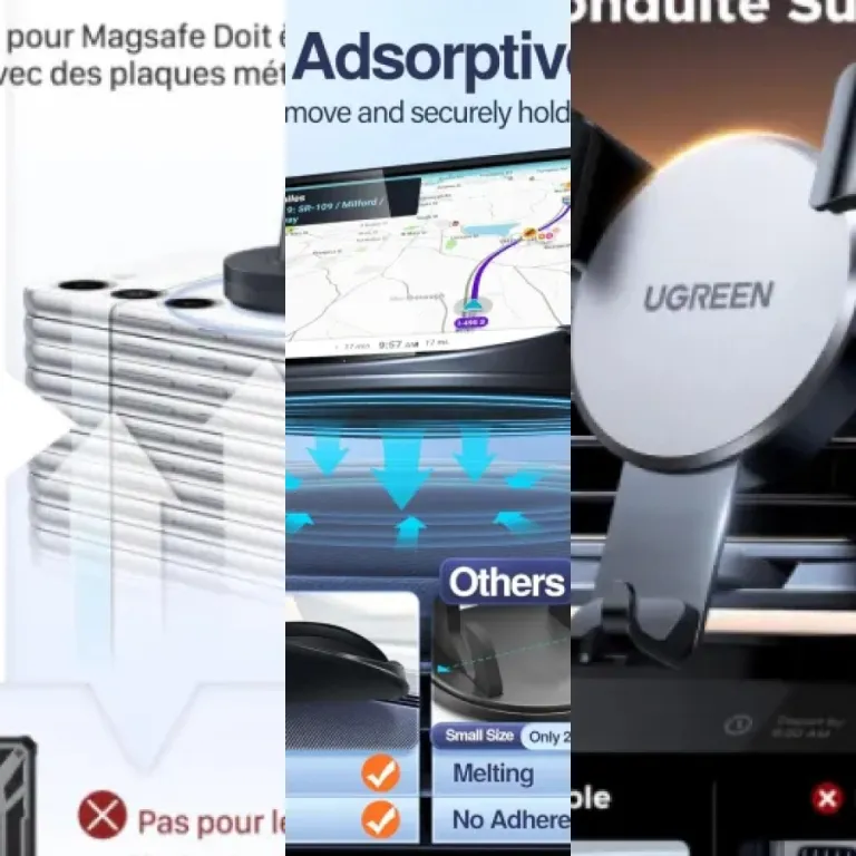 5 meilleurs supports téléphone voiture : notre comparatif (2026)
