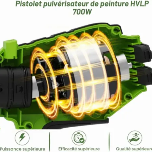 Test Raziol RA69 HVLP 700W : le pistolet à peinture qui fait le job sans être une machine pro