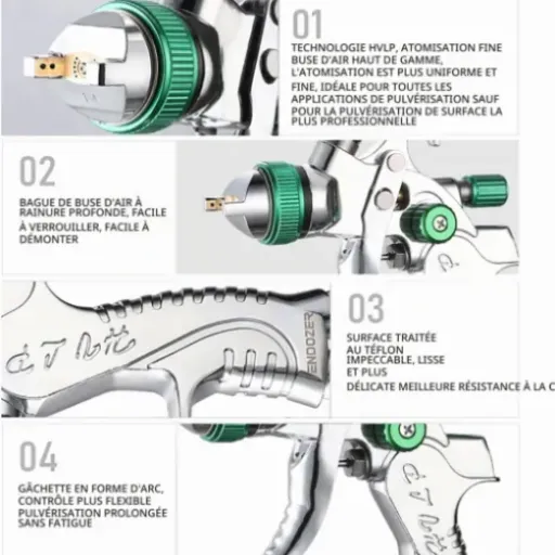 Test ENDOZER HVLP 2008-Set : le pistolet à peinture auto qui fait le job sans ruiner ton budget