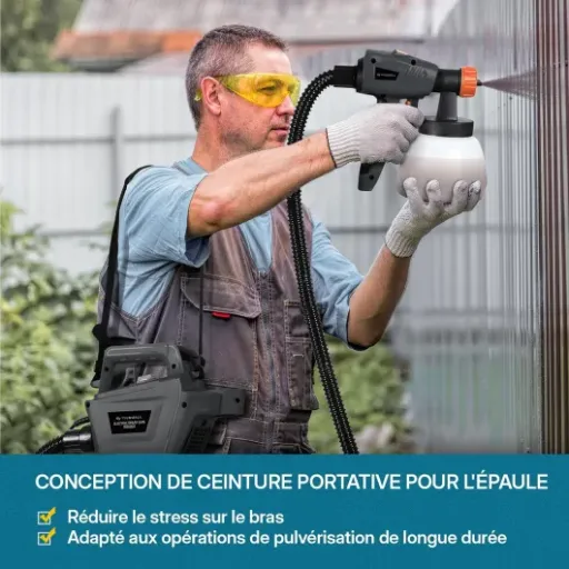 Test TILSWALL Pistolet a Peinture 800W : le pistolet qui fait gagner du temps, mais demande un peu de prise en main