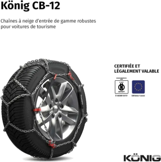 CB-12 104 - Chaînes à Neige, Set de 2
