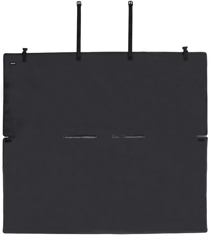 Housse de protection de banquette arrière de type banc pour animaux domestiques, 119 x 142 cm, Noir