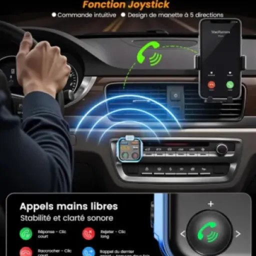 Test LENCENT BT23 : donner le Bluetooth et le chargement rapide à une vieille voiture sans se ruiner