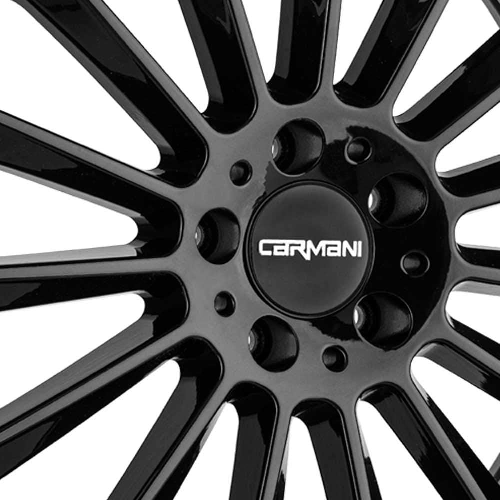 4x jantes en aluminium Carmani 17 Fritz 8x18 ET35 5x120 black