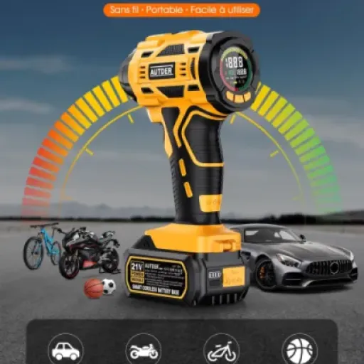 Test AUTDER AD380 : le gonfleur de pneus sans fil qui simplifie l’entretien voiture